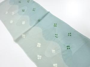 正絹　縮緬地　絞り　帯揚げ